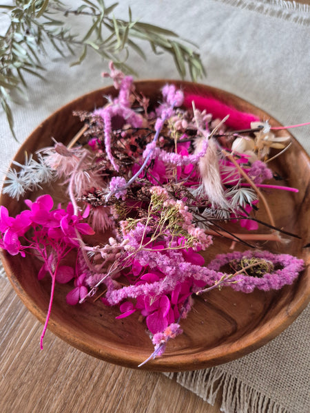 Dried Flowers Pinks - Pack Ten