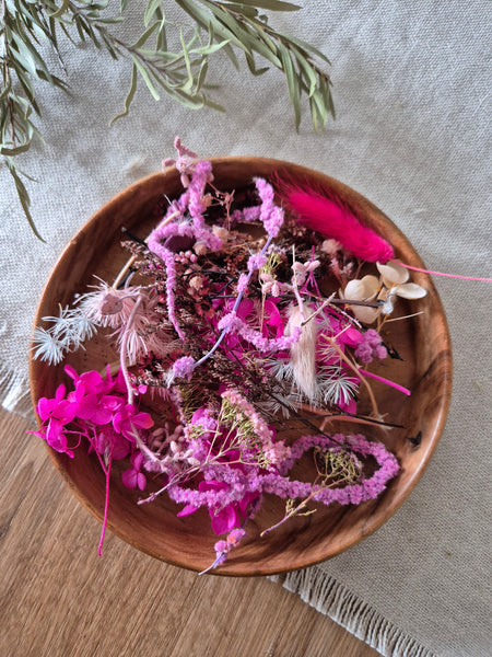 Dried Flowers Pinks - Pack Ten