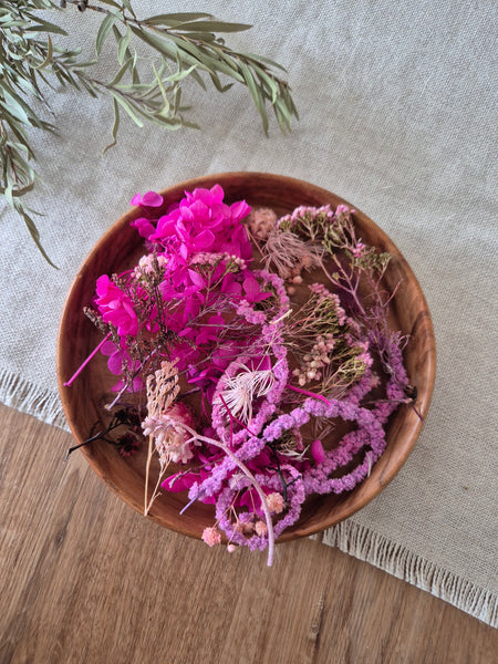 Dried Flowers Pinks - Pack Six