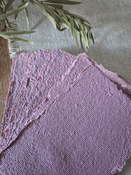 Handmade Paper Pack - Plum