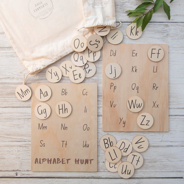 alphabet hunt - MEGA PACK - activity board