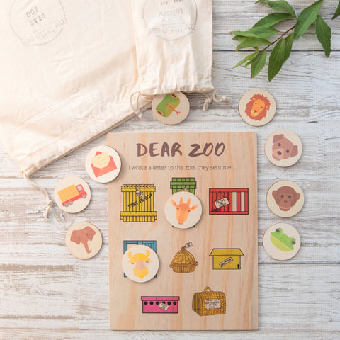 dear zoo - activity board & discs