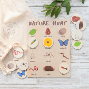 nature hunt real life - activity board