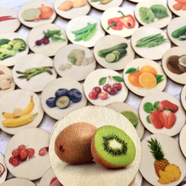 fruit & vegetables real life - mega pack story tellers